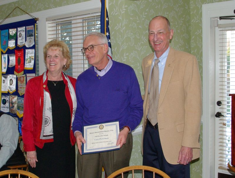 Rotary 3-28-13 Case Pieterman District Award
